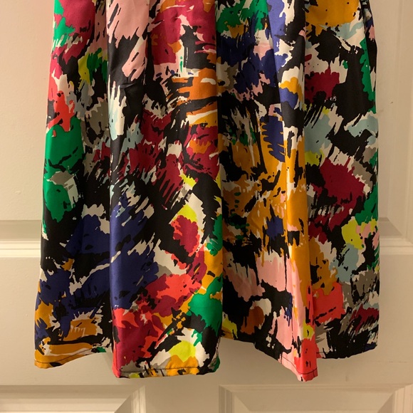 J.crew Abstract paint prints Dress - Picture 5 of 8